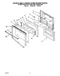 Diagram for 05 - Upper And Lower Oven Door