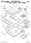 Diagram for 01 - Cooktop Parts, Miscellaneous Parts