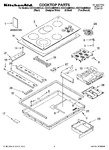 Diagram for 01 - Cooktop Parts, Miscellaneous Parts