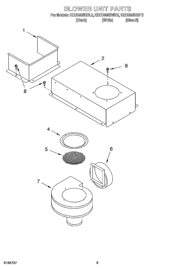 Diagram for KECD805HWH2