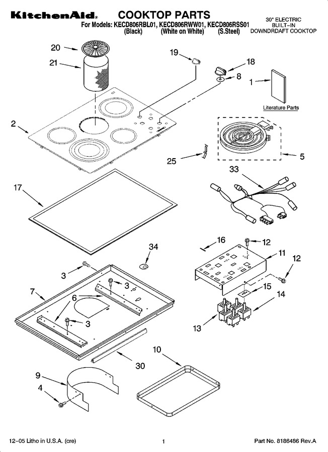 Diagram for KECD806RBL01