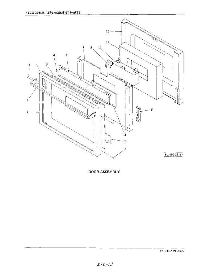 Diagram for KECO375MS