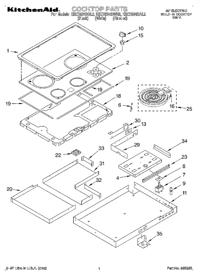 Diagram for KECX501DBL2