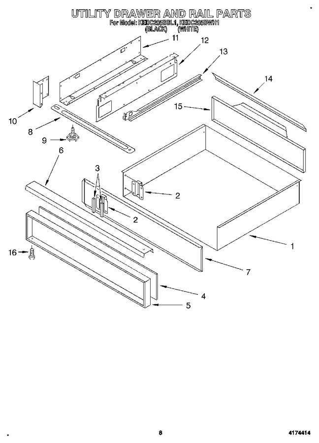 Diagram for KEDC205BWH1