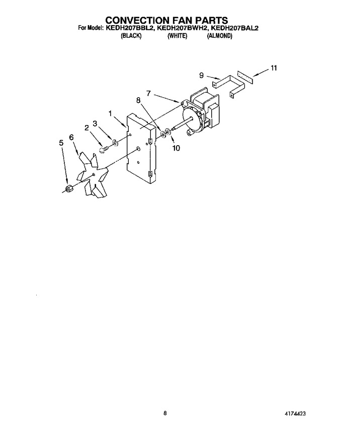 Diagram for KEDH207BWH2