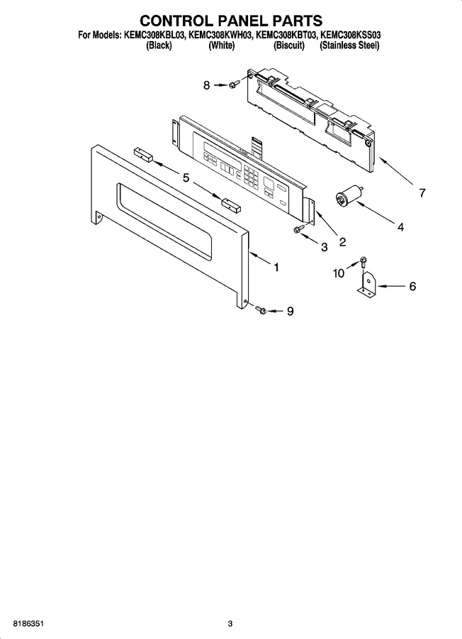 Diagram for KEMC308KBT03