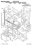 Diagram for 01 - Oven Parts