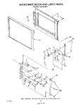 Diagram for 06 - Microwave Door And Latch