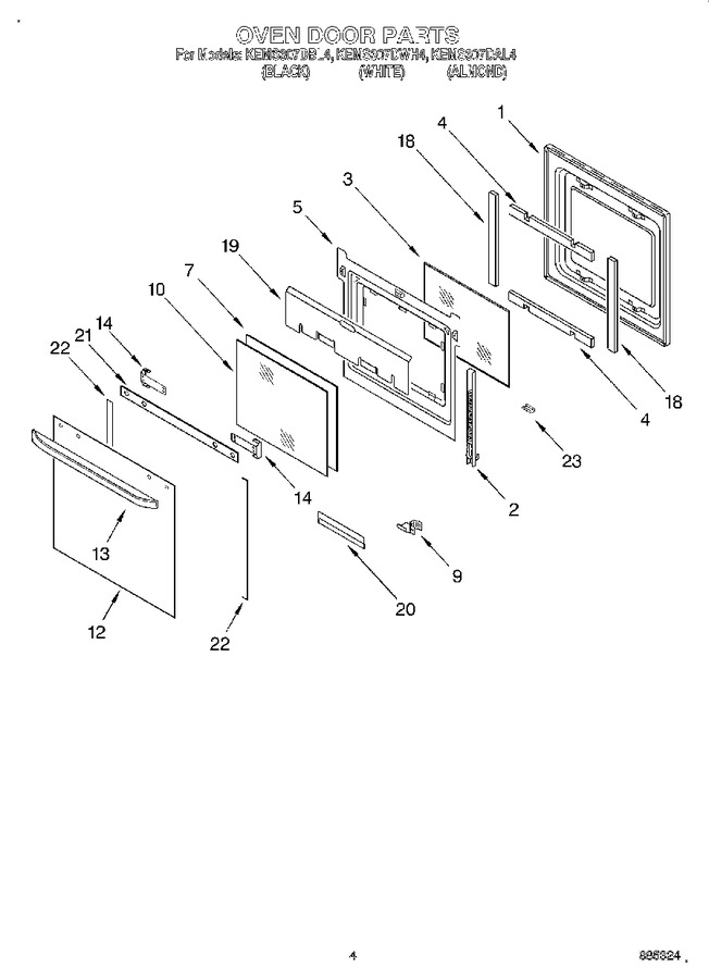 Diagram for KEMS307DWH4