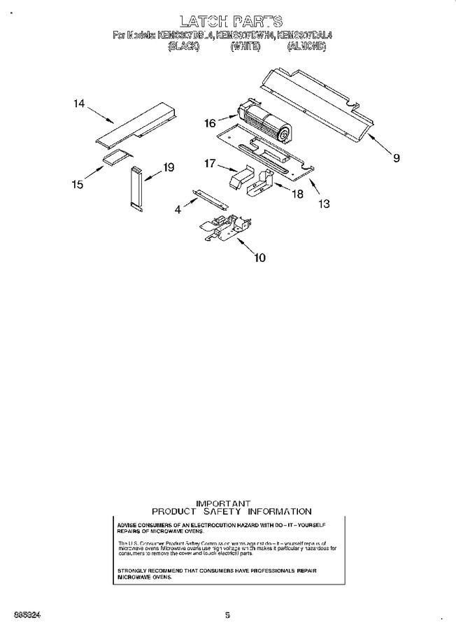 Diagram for KEMS307DWH4