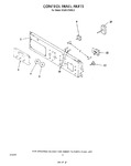 Diagram for 02 - Control Panel , Lit/optional