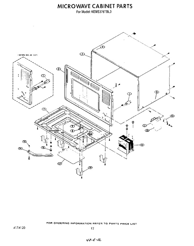 Diagram for KEMS376TBL3