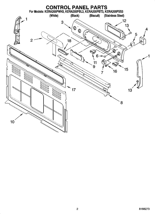 Diagram for KERA205PWH3