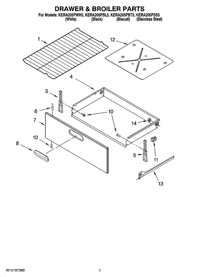 Diagram for KERA205PWH5