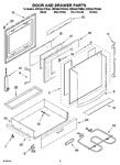 Diagram for 04 - Door And Drawer Parts