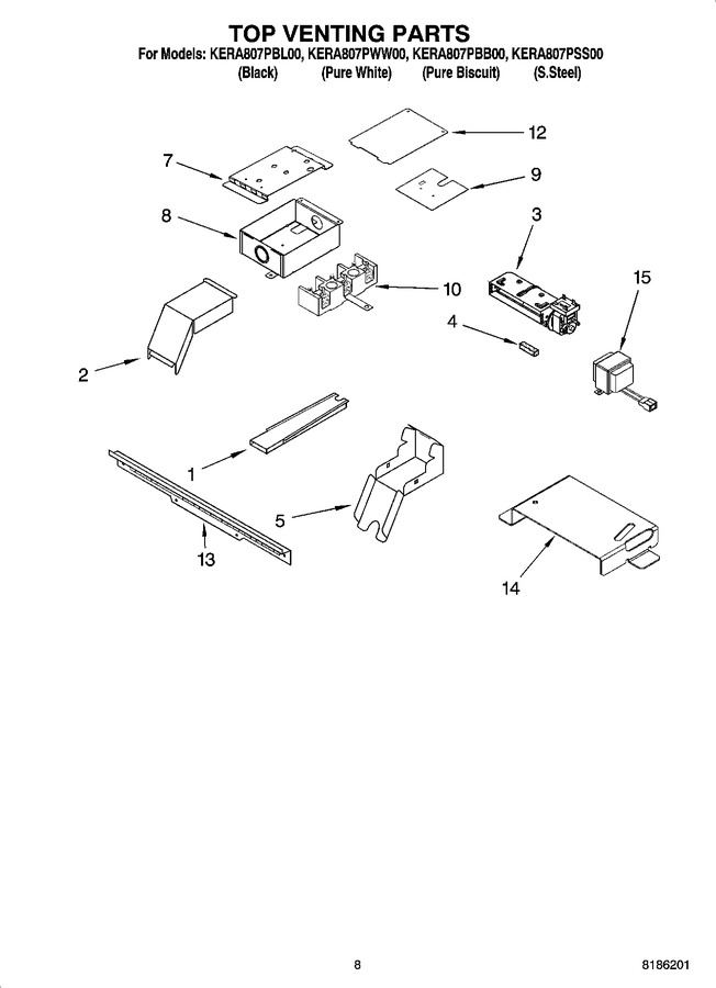 Diagram for KERA807PBL00