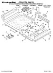 Diagram for 01 - Cooktop Parts