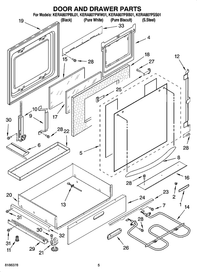 Diagram for KERA807PBL01