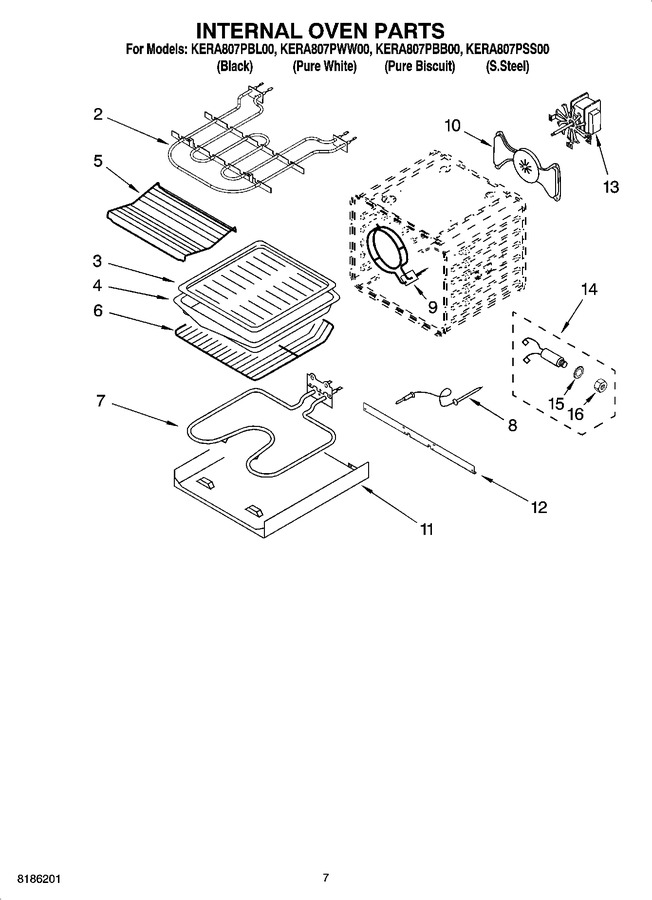 Diagram for KERA807PBL00