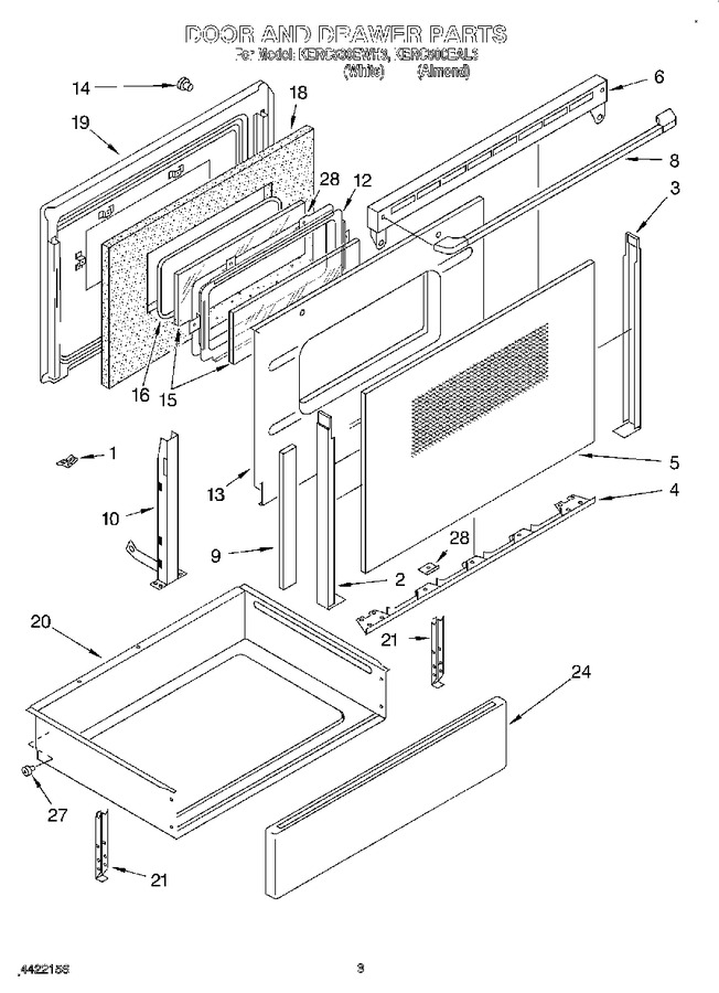 Diagram for KERC500EWH3