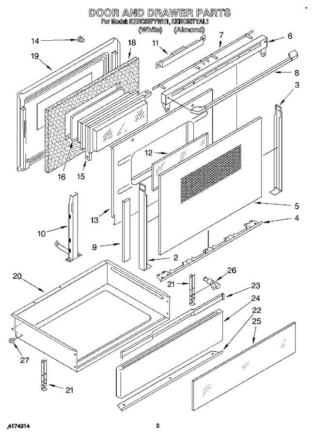 Diagram for KERC507YWH1