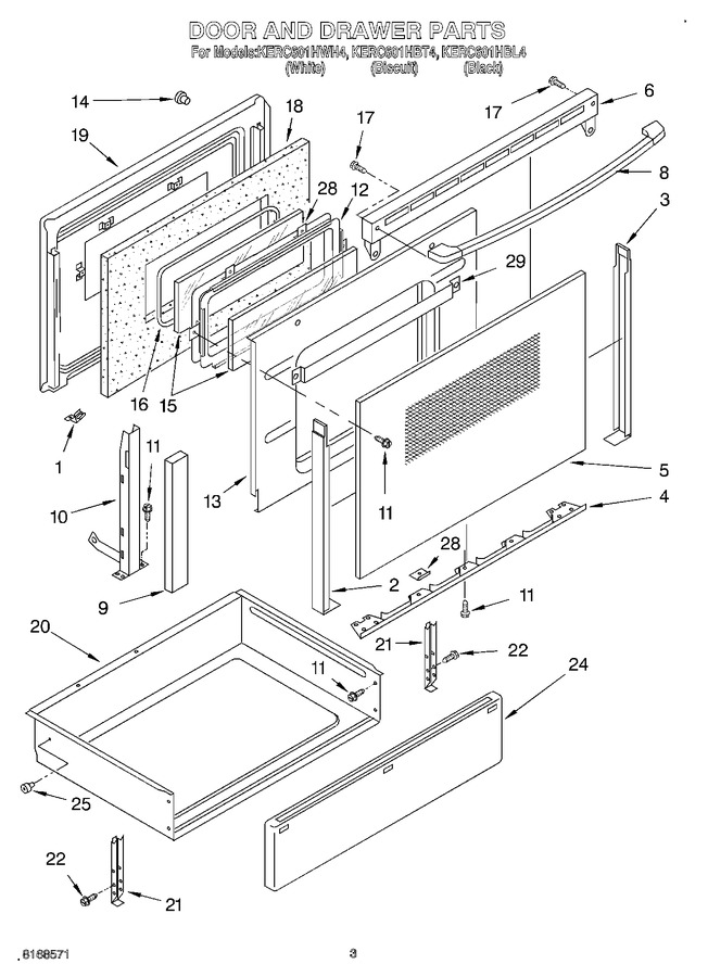 Diagram for KERC601HBL4