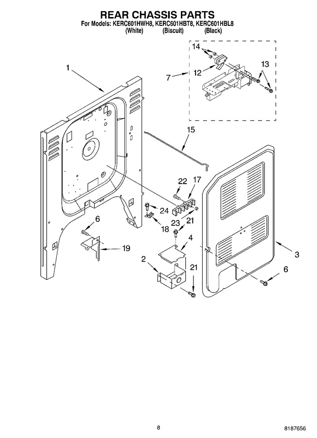 Diagram for KERC601HWH8