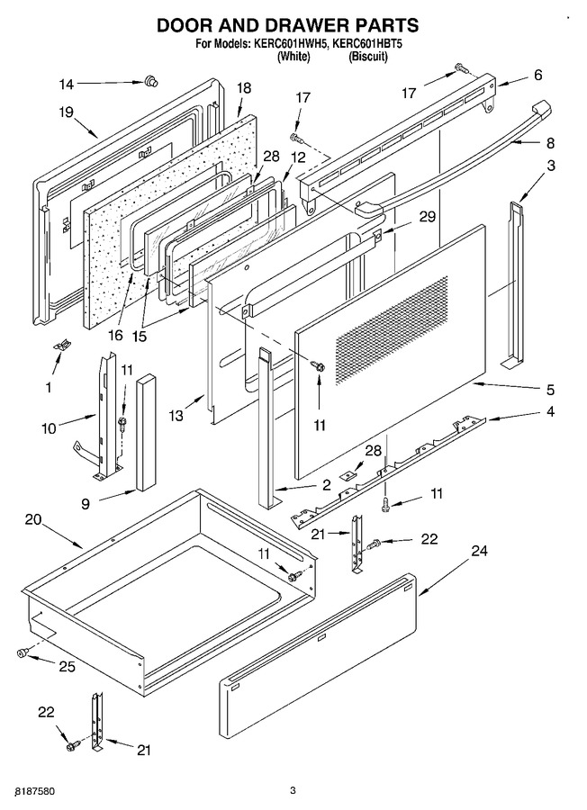 Diagram for KERC601HWH5