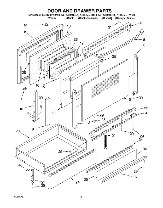 Diagram for KERC607HWH4