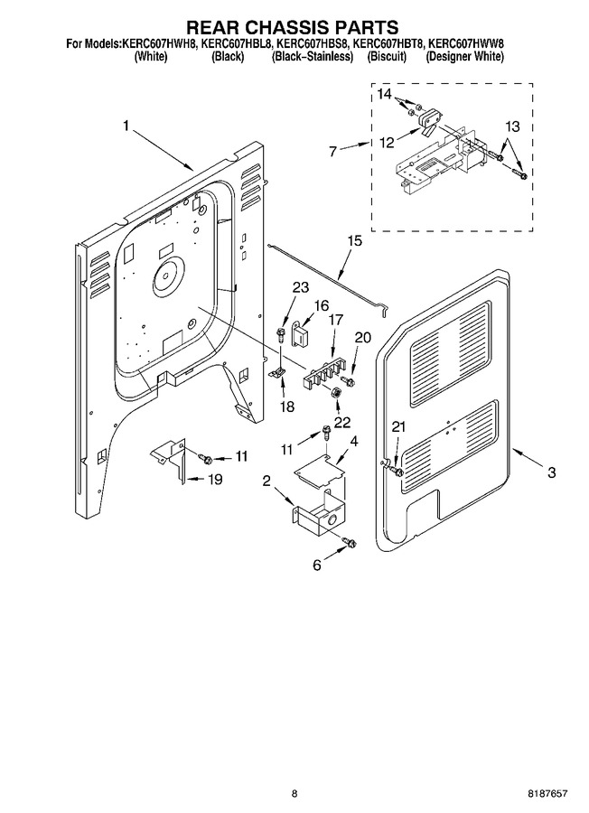 Diagram for KERC607HWH8