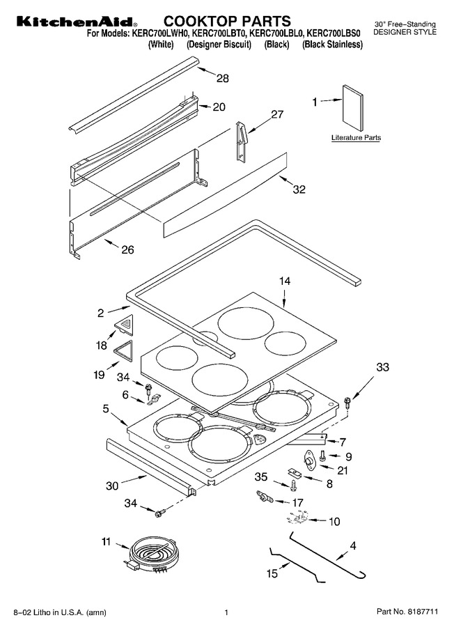 Diagram for KERC700LBL0