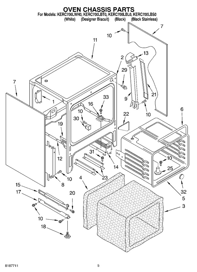 Diagram for KERC700LWH0