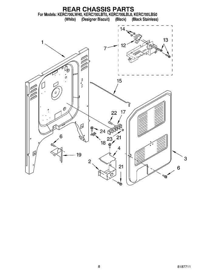 Diagram for KERC700LWH0