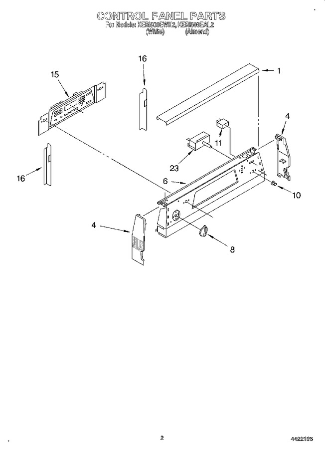 Diagram for KERI500EWH2