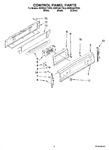 Diagram for 02 - Control Panel Parts