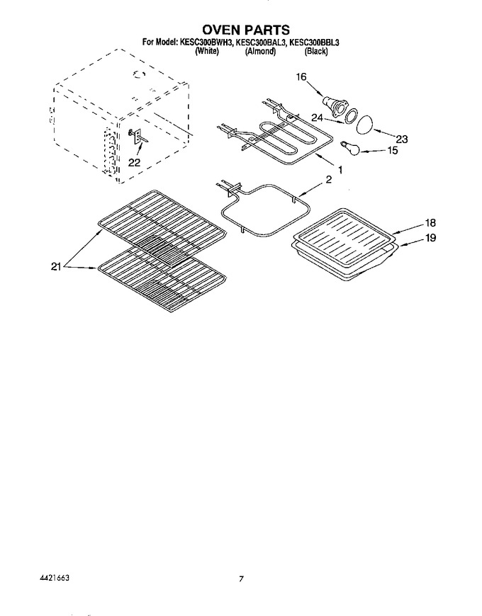 Diagram for KESC300BWH3