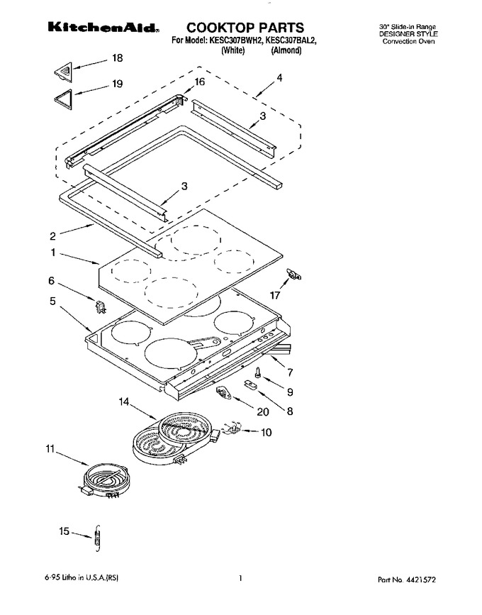 Diagram for KESC307BWH2