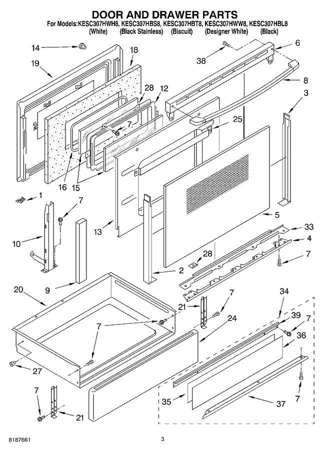 Diagram for KESC307HBL8