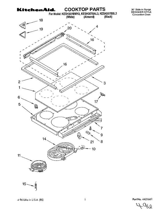 Diagram for KESH307BWH3