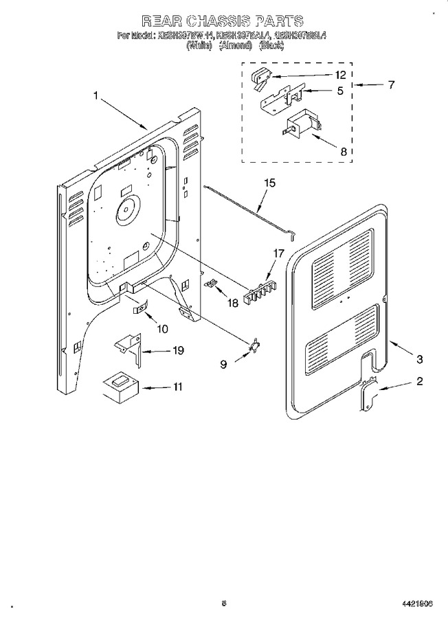 Diagram for KESH307BWH4