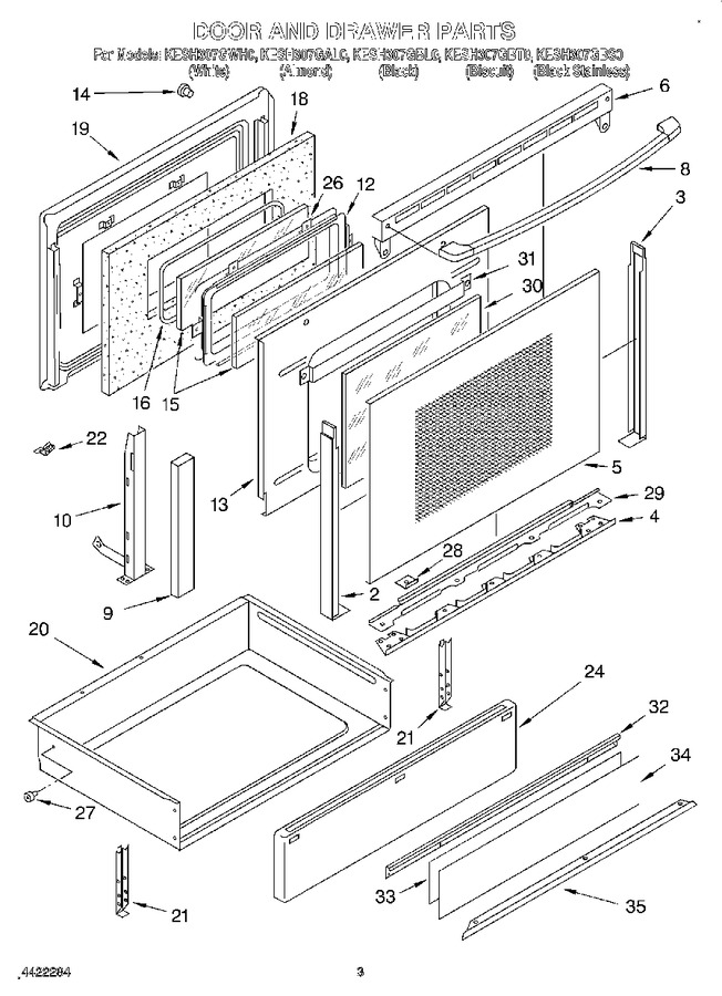 Diagram for KESH307GBL0