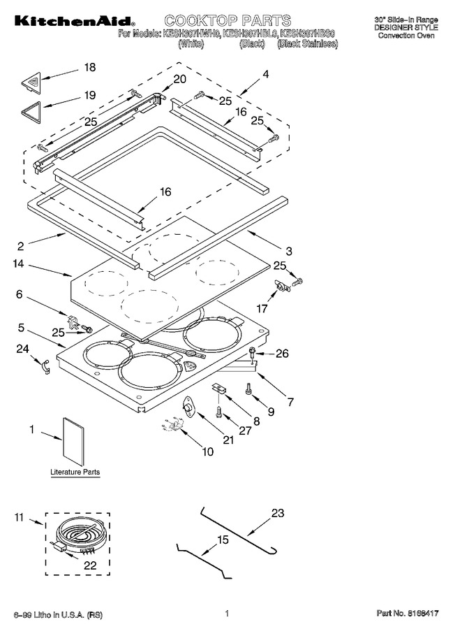 Diagram for KESH307HWH0