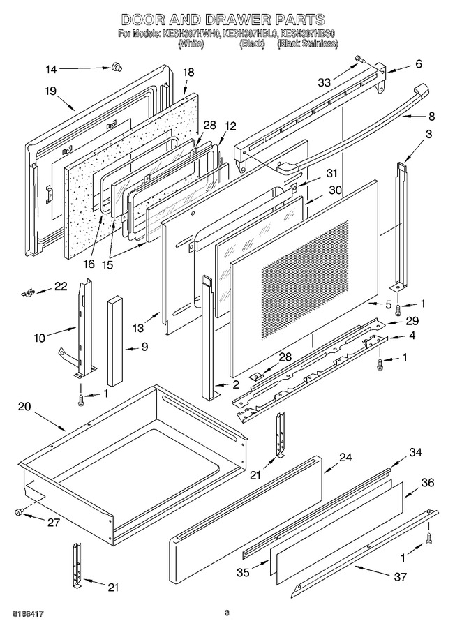 Diagram for KESH307HWH0