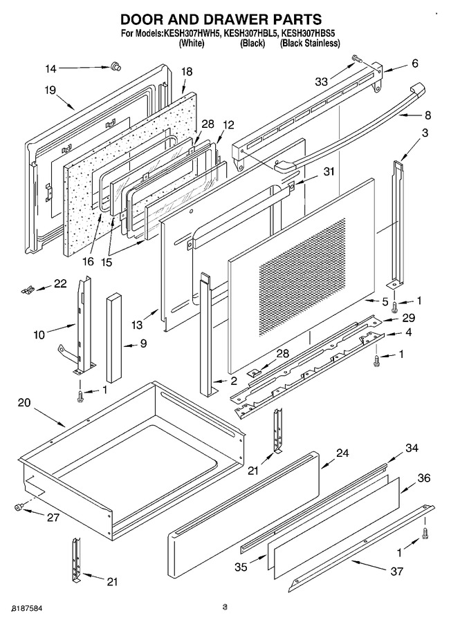 Diagram for KESH307HBS5