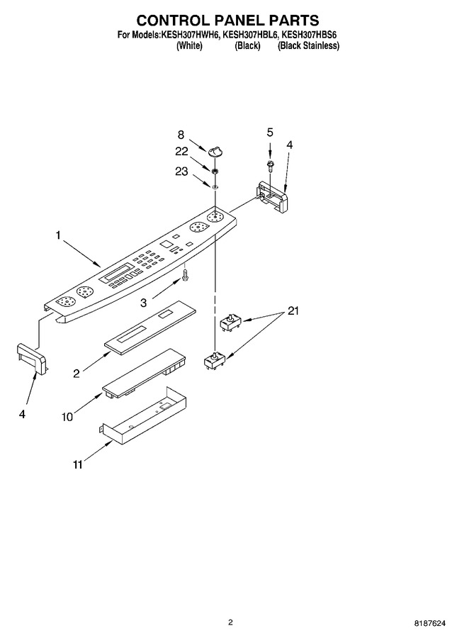 Diagram for KESH307HWH6