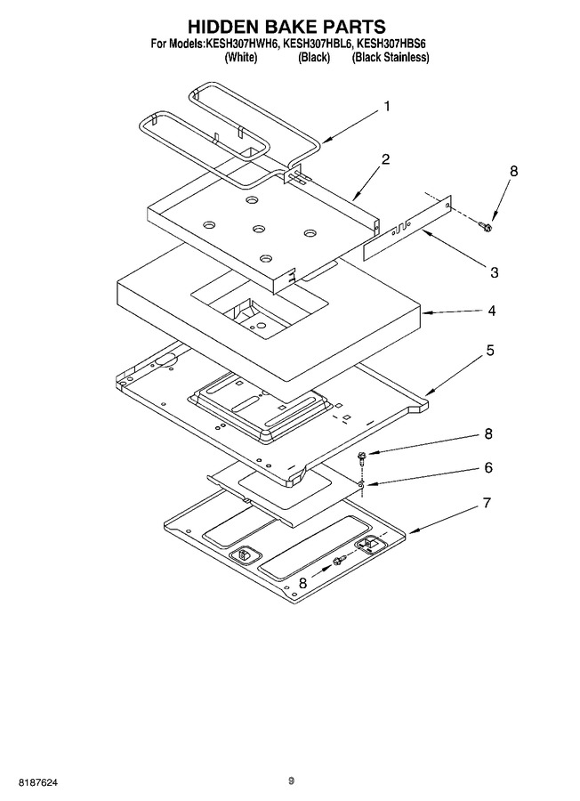 Diagram for KESH307HWH6