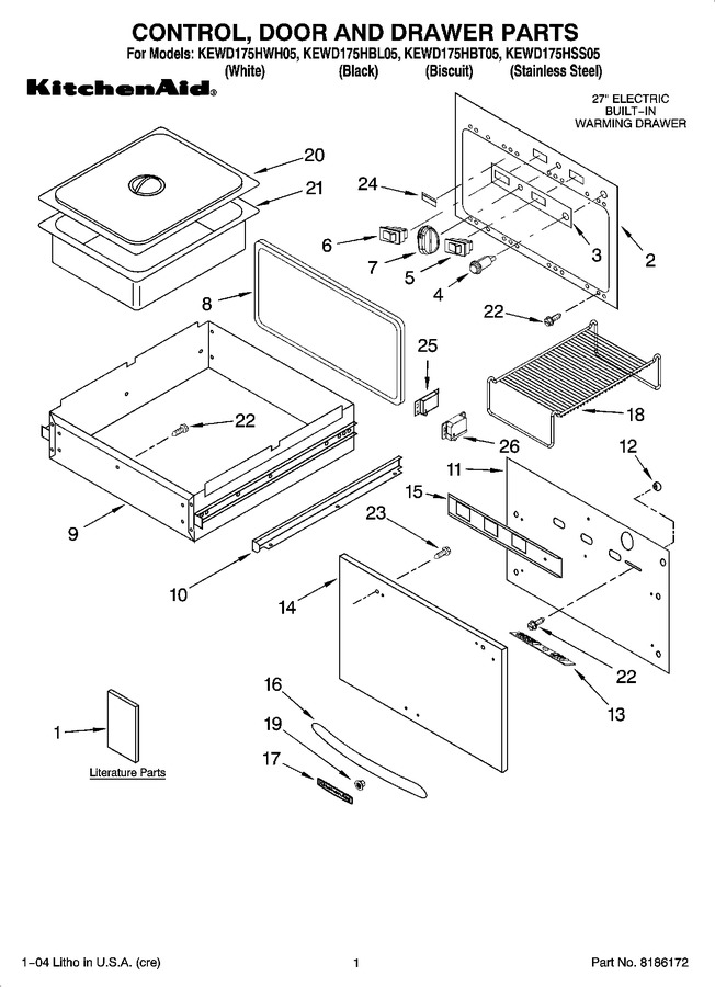 Diagram for KEWD175HWH05