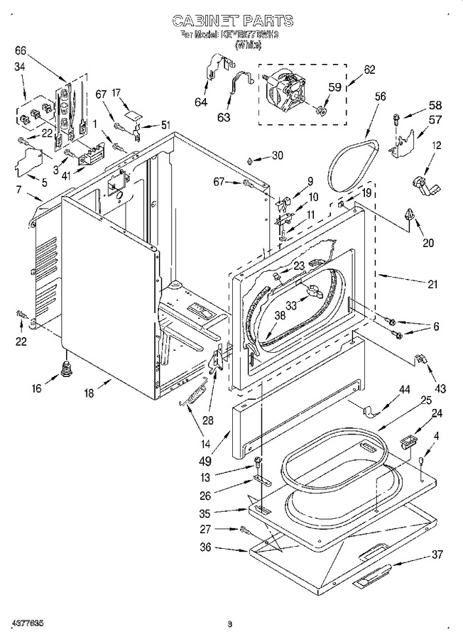 Diagram for KEYE677BWH3