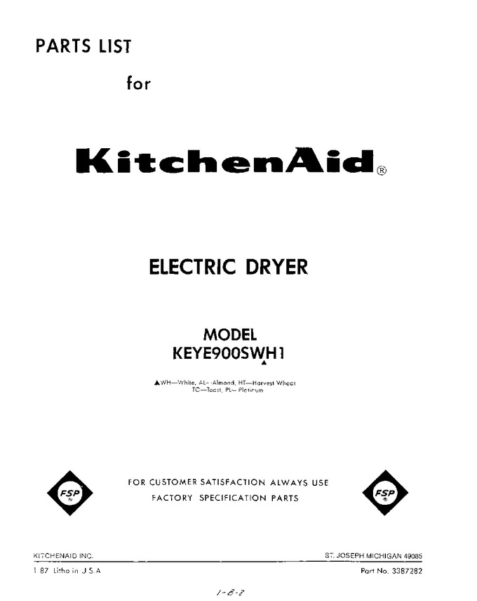 Diagram for KEYE900SWH1