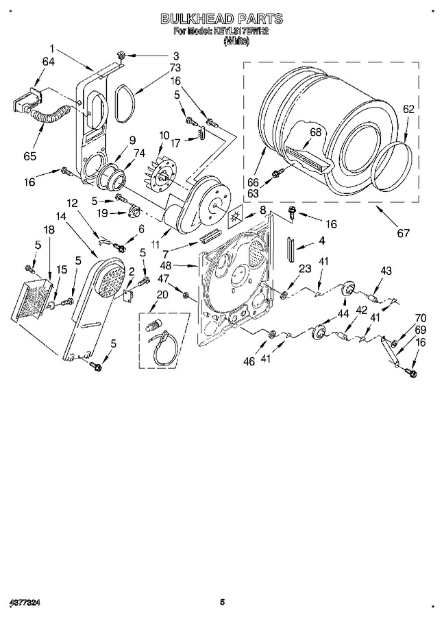 Diagram for KEYL517BWH2